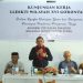 Dr. Rivai Hamza M,Si, perwakilan LLDIKTI XVI Gorontalo, saat menyampaikan sambutannya (Foto : Istimewa)