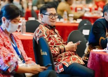 Dibuka Wamendagri, Bupati Joune Ganda Hadiri SPM Award 2023