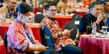 Dibuka Wamendagri, Bupati Joune Ganda Hadiri SPM Award 2023