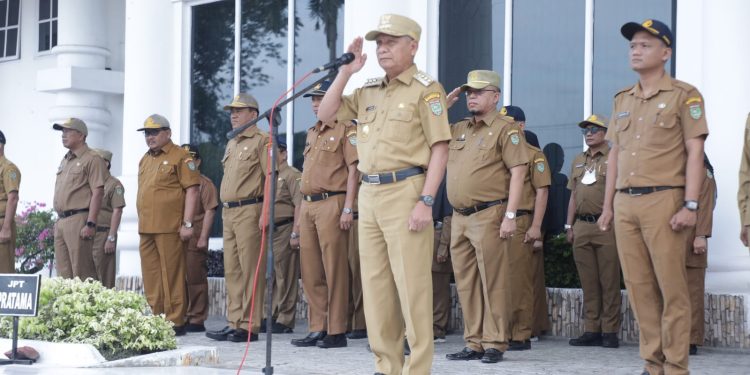 Ini Pesan Bupati Asahan Saat Apel Gabungan Perdana 2023