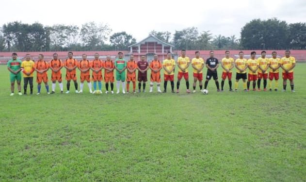 Wabup Asahan Hadiri Kegiatan Senam dan Laga Sepakbola Persahabatan