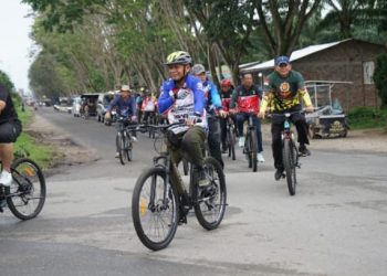 Bupati Asahan Gowes bersama OPD