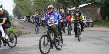 Bupati Asahan Gowes bersama OPD