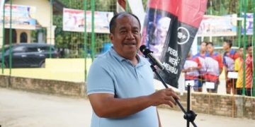 Wabup Buka Turnamen Volly di Aek Kuasan