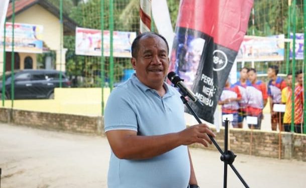 Wabup Buka Turnamen Volly di Aek Kuasan