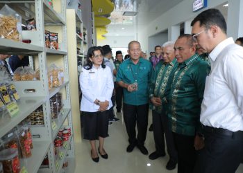 Bupati Surya dan Forkopimda Sambut Kedatangan Gubsu di MPP