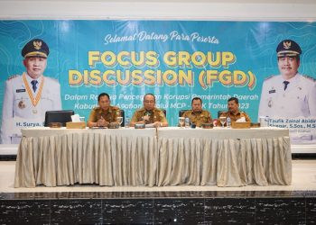 Wakili Bupati, Sekda Asahan Buka Focus Group Discussion (FGD)