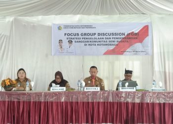 Wakili Wali Kota, Nasli Paputungan Hadiri FGD Pengembangan Sanggar Budaya