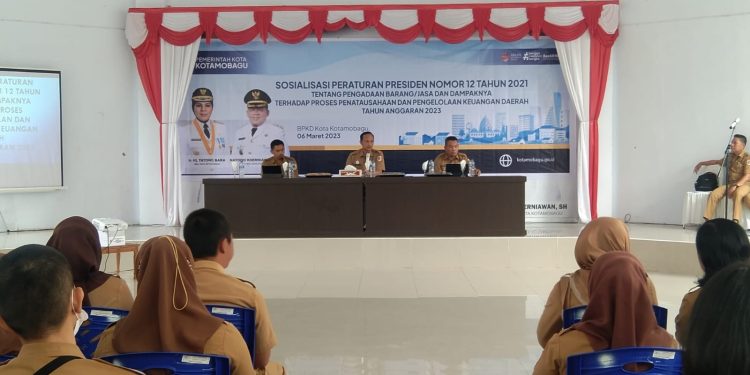 Dibuka Sekda, BPKD Gelar Sosialisasi Peraturan Presiden Nomor 12 Tahun 2021