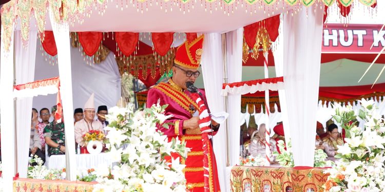 Irup HUT ke 69 Kabupaten Bolmong Limi Ajak Optimalkan SDA dan SDM