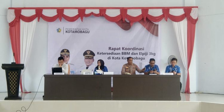 Pemkot Kotamobagu Gelar Rakor Terkait Ketersediaan LPG dan BBM