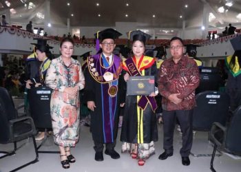 Putri Wabub Dondokambey Diwisuda Program Sarjana Universitas Sam Ratulangi Manado