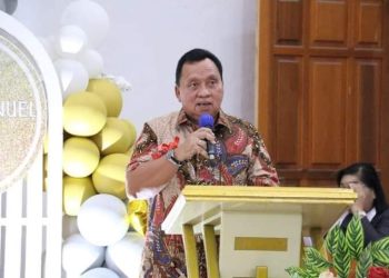 Wabub Dondokambey Apresiasi Jemaat GMIM Imanuel Tolok, Di Ibadah Syukur HUT Ke-147