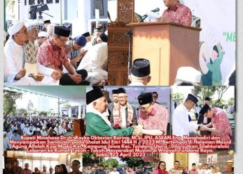 Hadiri Sholat Idul Fitri 1444 Hijriah di Kampung Jaton, Bupati ROR Apresisasi Umat Muslim