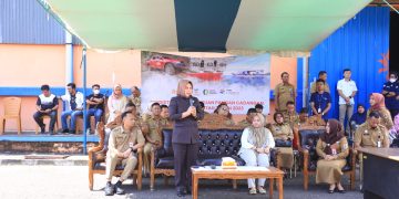 Wali Kota Launching Penyaluran BCP Untuk Bantuan Pangan di Kota Kotamobagu