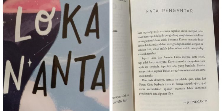 Novel Loka Nanta Best Seller, Kata Pengantarnya Bupati Minut Joune Ganda
