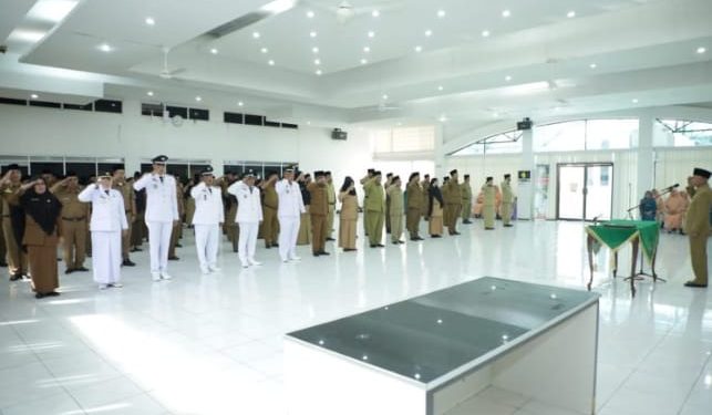 Bupati Lantik Pejabat PTP, Administrator, Pengawas Pemkab Asahan