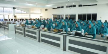 Rakornis Perdana TP PKK Kabupaten Asahan Dibuka Bupati