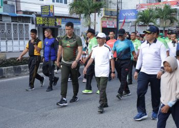 Bupati Asahan Ikut Meriahkan Dirgahayu Makodim 0208/AS