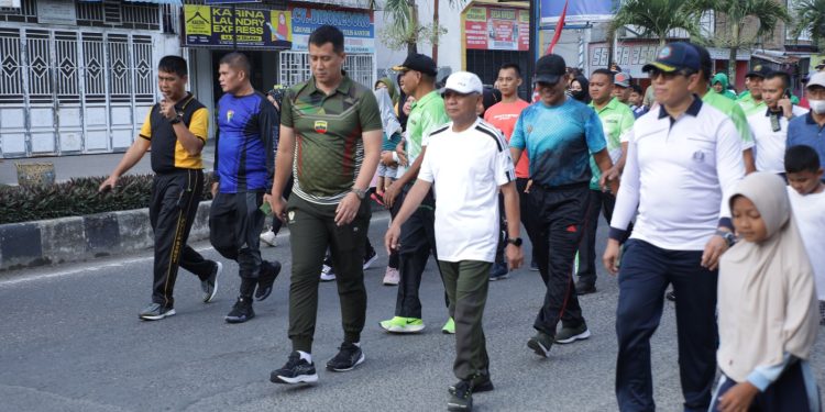 Bupati Asahan Ikut Meriahkan Dirgahayu Makodim 0208/AS