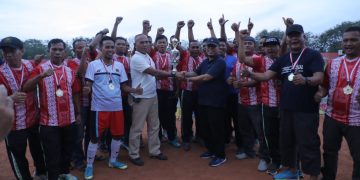 Sekda Tutup Turnamen Old Crack PWI Asahan 2023