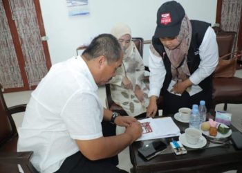 Pantarlih Kelurahan Selawan Lakukan Coklit Pada Wabup Asahan