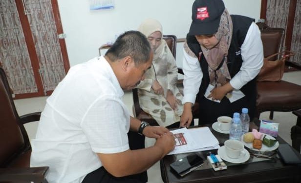 Pantarlih Kelurahan Selawan Lakukan Coklit Pada Wabup Asahan