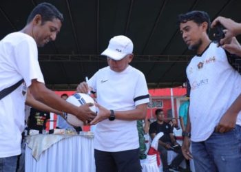 Pemkab Asahan FC vs Wartawan FC, Awali Turnamen Old Crack PWI Asahan