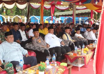 Taufik ZA Dampingi Wagub Sumut Resmikan Masjid Musyahadah Kecamatan Rahuning