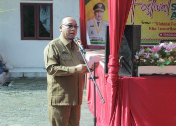 Wakili Bupati, Sekda Asahan Buka Festival Sinandong Asahan