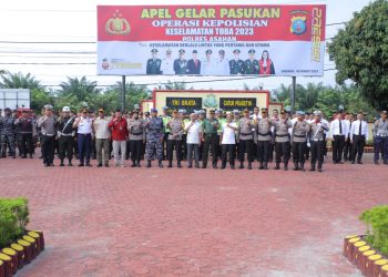 Bupati Surya Ikuti Apel Gelar Pasukan Ops Keselamatan Toba 2023