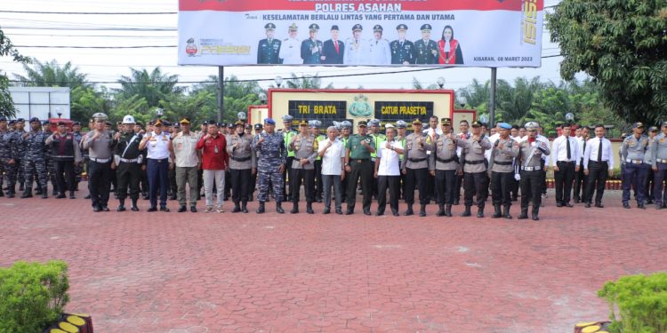 Bupati Surya Ikuti Apel Gelar Pasukan Ops Keselamatan Toba 2023