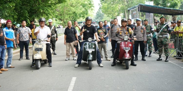 Wabup Asahan Apresiasi Drag Bike Trophy Kodim 0208/AS