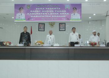 Bupati Asahan Ikuti Rapat Gugus Tugas KLA