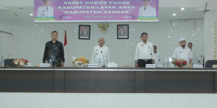 Bupati Asahan Ikuti Rapat Gugus Tugas KLA