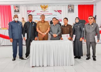 Pj Bupati Buteng Laporkan LKPJ Anggaran 2022 di Sidang Paripurna DPRD