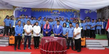 Hadiri Pelantikan KNPI Kotamobagu, ini Harapan Wali Kota Tatong Bara