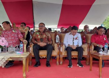 Bupati Limi Mokodompit Dampingi Wagub Sulut di HUT Gpdi ke 86