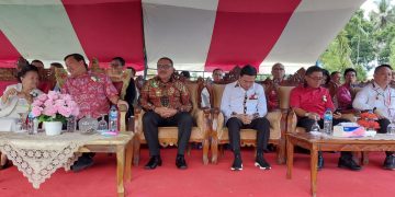 Bupati Limi Mokodompit Dampingi Wagub Sulut di HUT Gpdi ke 86