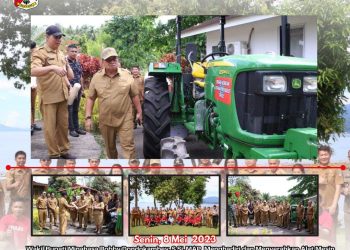 Wabup RD Serahkan Alsintan Kepada Pemdes Poopoh