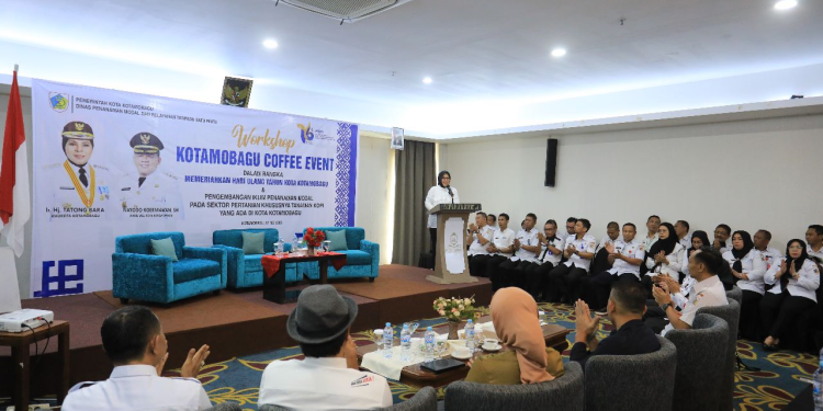 Tatong Bara Buka Workshop Coffee Event Kotamobagu Tahun 2023