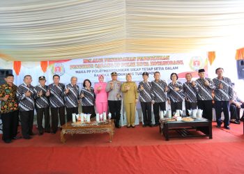 Tatong Bara Hadiri Pengukuhan Pengurus PP Polri Cabang Kotamobagu