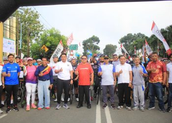 Nayodo Lepas Peserta Fun Bike dan Run Bike