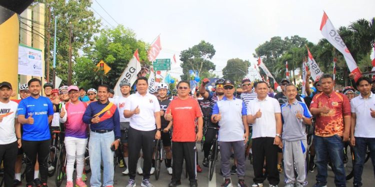 Nayodo Lepas Peserta Fun Bike dan Run Bike