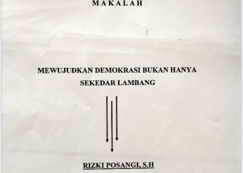 Mewujudkan Demokrasi Bukan Hanya Sekedar Lambang