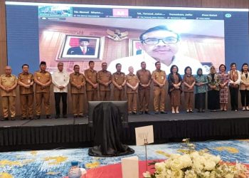 Didampingi Ketua TP PKK, Bupati Bolmong Hadiri Aksi Konvergensi Percepatan Penurunan Stunting