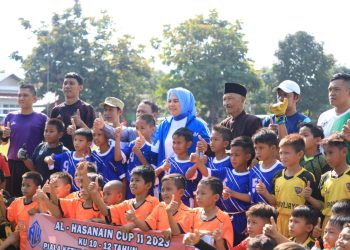 Tatong Bara Hadiri Kompetisi Sepak Bola ALH CUP II