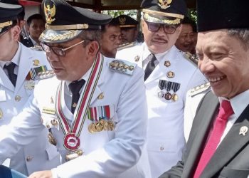 Dipimpin Mendagri, Bupati Limi Mokodompit Hadiri Peringatan OTDA ke XXVI