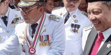 Dipimpin Mendagri, Bupati Limi Mokodompit Hadiri Peringatan OTDA ke XXVI