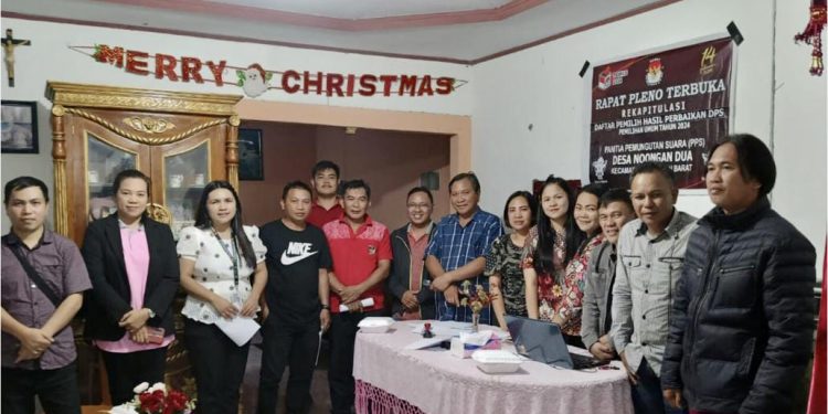 Hasil Rapat Pleno Terbuka Rekapitulasi PPS Noongan II, 4 TPS Dan 1005 DPS Aktif